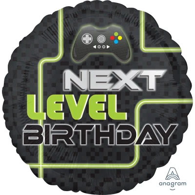 Afbeelding van Helium ballon Next Level Game leeg 45cm
