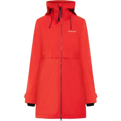 Afbeelding van Didriksons HELLE WNS PARKA 5 Dames Outdoorjas Pomme Red Maat 38