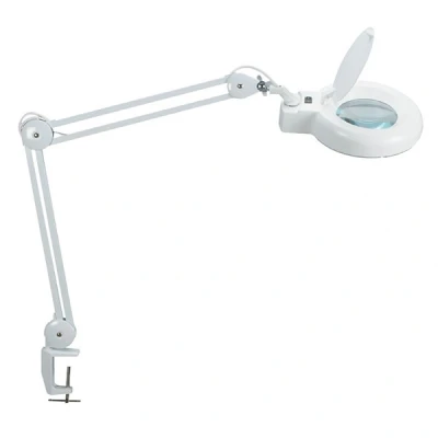 Image de lupenleuchte led viso, mit klemmfuß weiß maul 82634 02