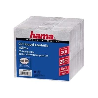 Image de Hama boîtier plastique mince pour stockage CD