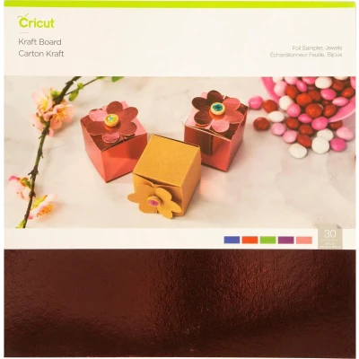 Afbeelding van Cricut Kraftkarton Folie 30x30cm Jewels (20 vellen)
