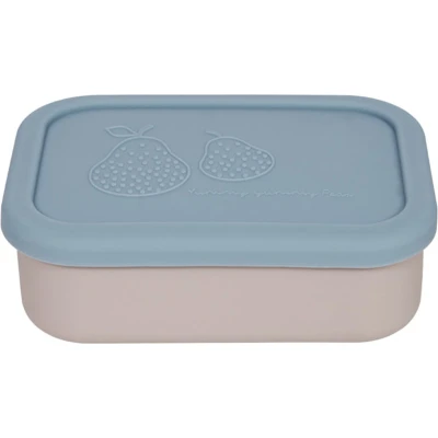 Afbeelding van OYOY Yummy Brooddoos/Lunch box met indeling S Blue/Clay