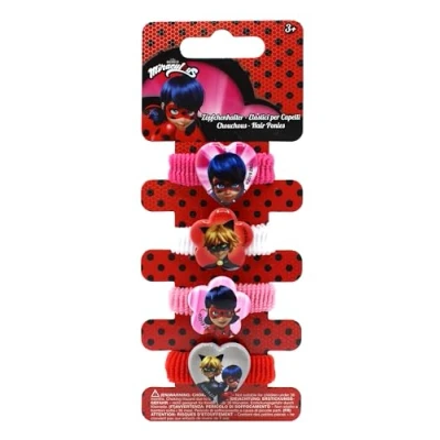 Afbeelding van Joy Toy 65978 Miraculous figuren en op bakkaart, meerkleurig, 5 x 1 15 cm, 4 stuks