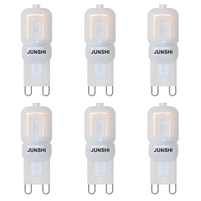Afbeelding van 2x G9 LED lampen, insteeklampen 3 watt 200 lumen 3W vervangt 25W 3000K warm wit licht