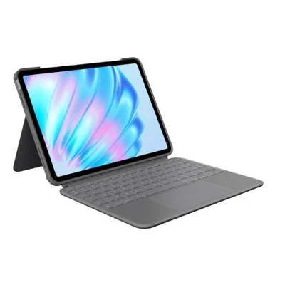 Image de Logitech Combo Touch Apple iPad Air 11&quot; (2024) Étui Clavier AZERTY Gris