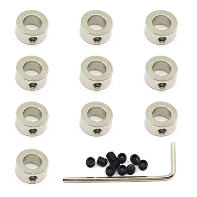 Afbeelding van Zeberoxyz 10 stuks T8 roestvrijstalen slangklemmen voor 3D printers, 8 mm