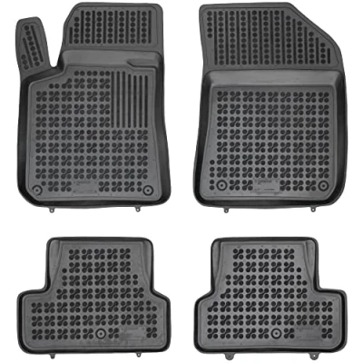 Afbeelding van REZAW PLAST 201311 Vloermatset Rubber voor en achter 4 Zwart Op maat gemaakt PEUGEOT: 308 II Hatchback