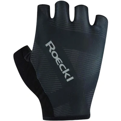 Afbeelding van Roeckl Busano Fietshandschoenen Zomer Unisex Zwart Black Shadow 10