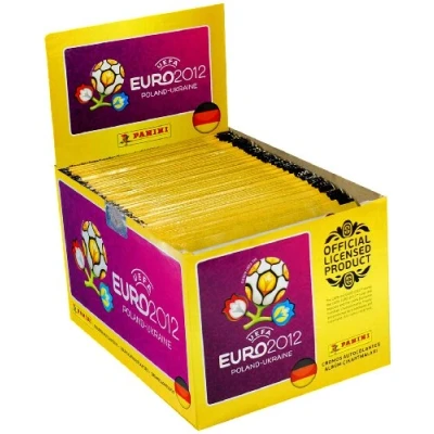 Afbeelding van Panini 000603S UEFA Euro 2012 100 zakjes à 5 stickers originele Duitse versie