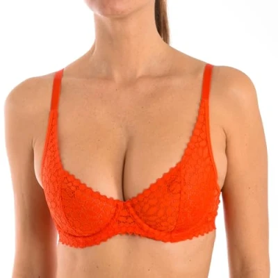 Afbeelding van Dim Daily Kanten Beugels, 1 x damesbeha (1 stuk), Rood