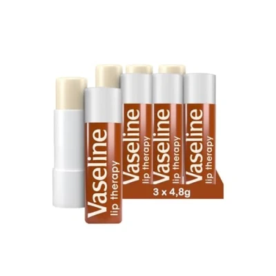 Afbeelding van Vaseline Lip Therapy Cocoa Butter Lippenbalsem getint met cacao en sheaboter (Cocoa 3 x 4_8 g)