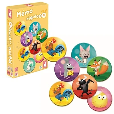 Afbeelding van Janod Spel Memory rigolooo