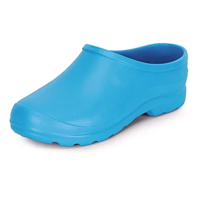 Afbeelding van Ladeheid Unisex Clogs Tuinklompen Tuinschoenen Lichte Dames Heren Blauw 45 LA DW Xclap