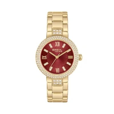 Afbeelding van Breil Dance Floor Horloge, Dames, Maat: One Size, Red