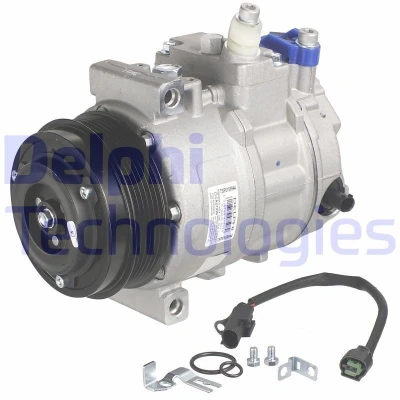 Afbeelding van DELPHI TSP0159944 AC Compressor Denso 7SEU17C PAG 46 Met compressorolie MERCEDES BENZ: C Class Saloon, E Viano