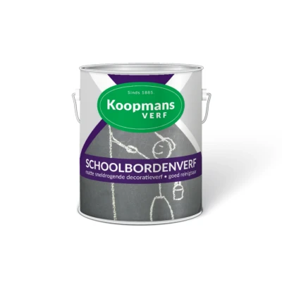 Afbeelding van Koopmans Schoolbordenverf Zwart 0,25 ltr Huis &amp; Interieur