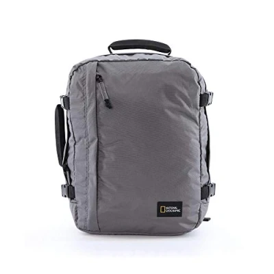 Afbeelding van National Geographic 3 in 1 Handbagage Rugzak / Laptop Reistas Weekendtas 23 Liter (S) Hybrid Grijs