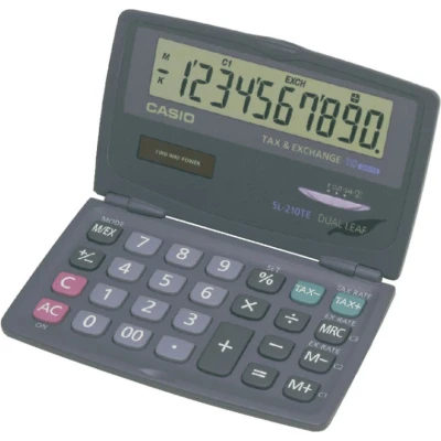 Afbeelding van Casio zakrekenmachine SL 210TE
