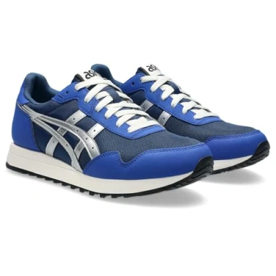 Afbeelding van Asics Sportstyle Tiger Runner II Unisex Sneakers laag Independence blue/pure silvercoloured, Maat: 48, silver coloured