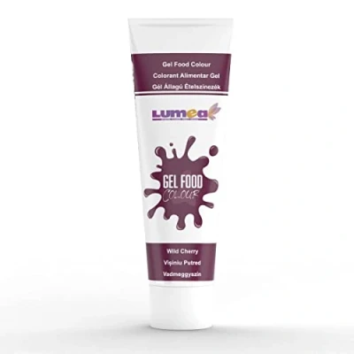 Afbeelding van Voedselkleurstof gel 30 g tube voor fondant, marsepein enz. Bakaccessoires taartdecoratie (wilde kers)