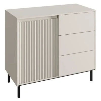 Afbeelding van Meubella Dressoir Orvana Beige 103 cm