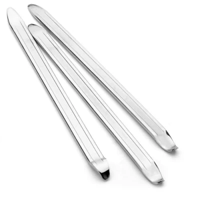 Afbeelding van Leylve 3 stuks bandenlichters voor fiets, 30 cm, zeer sterk staal, montagegereedschap motorfiets, auto, scooter