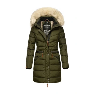 Afbeelding van Navahoo Paula Winterjas, Dames, Maat: XS, Dark olive