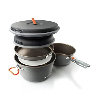 Afbeelding van GSI Outdoors, Pinnacle Base Camper, 8 stuks kampeerbakjes, maat L