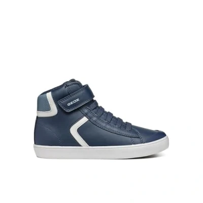 Image de Geox Garçon J Gisli Boy A Basket, Bleu, 32 EU