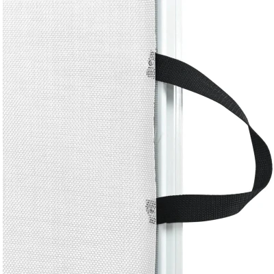 Afbeelding van vidaXL Huisdierenhek uittrekbaar 82,5x125 cm wit