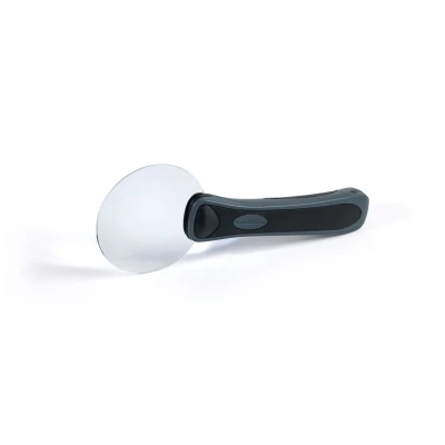 Afbeelding van Loupe met handvat (zonder rand), Vergrotings factor 2,5x / 4x, Lensdiameter Ø 90 mm.