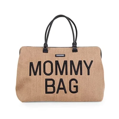 Afbeelding van Childhome Mommy Bag ® Verzorgingstas Raffia look