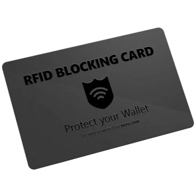 Afbeelding van Nero RFID NFC blokkeerkaart EMEA 33700001 Zwart 1 stuk(s)