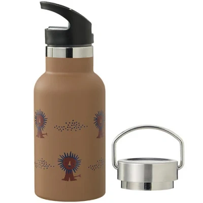Afbeelding van Fresk rvs thermosfles met extra dop leeuw 350ml
