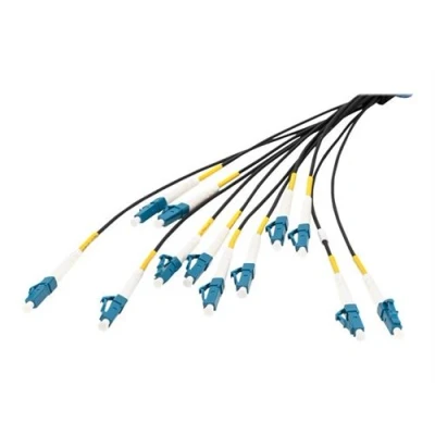 Image de DIGITUS Câble éclaté mode unique LC/UPC (P) pour 100 m fibre optique 9 / 125 micromètres G.657.A1/OS2 sans halogène, intérieur/extérieur noir