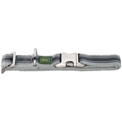 Afbeelding van Hunter Hondenhalsband Davao Alu Strong Grijs