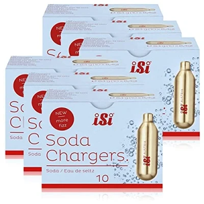 Afbeelding van iSi Soda Chargers capsules voor bruiswater, 84 g, 6 stuks