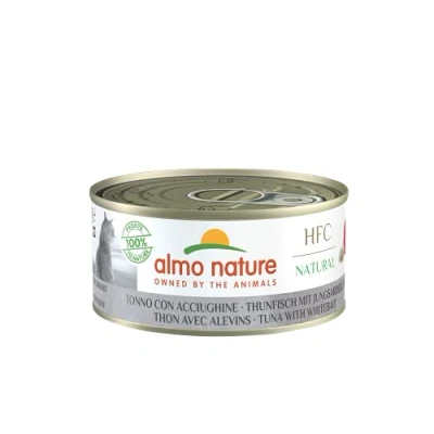 Afbeelding van Almo Nature HFC Kattenvoer Tonijn &amp; Jonge Ansjovis 150 gr