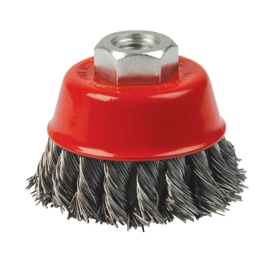 Afbeelding van Silverline Stalen komborstel met getordeerd draad 75 mm
