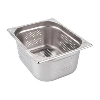 Afbeelding van APS 81903 GN 1/2 roestvrij stalen gatenbak 265 x 325 mm hoogte 150