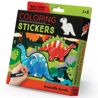 Afbeelding van Crocodile creek kleurstickers dinosaurus