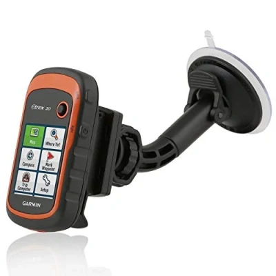 Afbeelding van Wicked Chili Autozuignaphouder compatibel met GPS Garmin eTrex, Dakota, Oregon, Approach, Astro, GPSMAP (Made in Germany) zwart