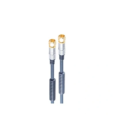 Afbeelding van Shiverpeaks SP80092 Coaxkabel RG 59/U 1,5 m F connector Blauw (Antennekabel), Antennekabel