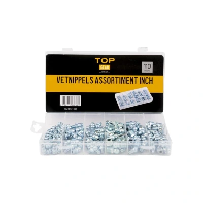 Afbeelding van Topgear Vetnippels assortiment Inch 110 delig