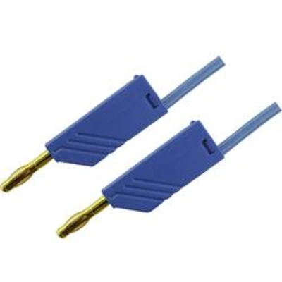 Afbeelding van SKS Hirschmann MLN 25/2,5 BL Meetsnoer [Banaanstekker 4 mm Banaanstekker mm] 25.00 cm Blauw 1 stuk(s)