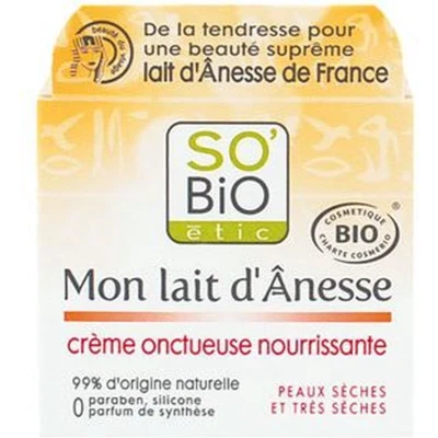 Afbeelding van SOBIO Voedende cr�me Ezelmelk 50ML