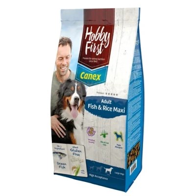 Afbeelding van Hobbyfirst Canex Adult Fish &amp; Rice Maxi 12 KG