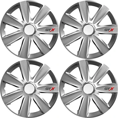 Afbeelding van Sakura GTXCARBON14 Universele velgen, GTXCARBON14, 35,6 cm, 4 stuks