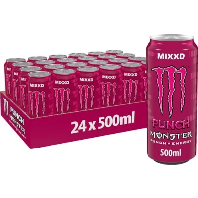 Afbeelding van Monster Punch MIXXD Energy Drink 24 x 500 ml (24 blikjes)
