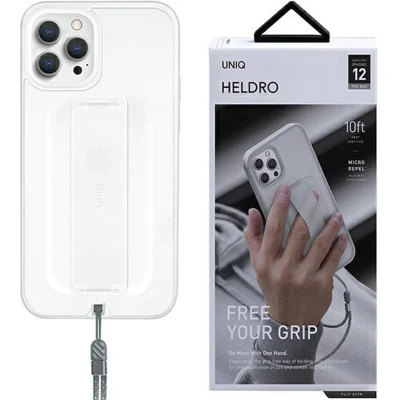 Afbeelding van Uniq Heldro hoesje voor iPhone 12 Pro Max wit/natuurlijk vorst Antimicrobieel